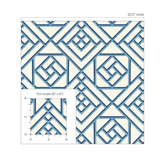 Surface Style Latticework Peel & Stick Wallpaper